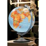 GLOBO GEOGRAFICO C/LUCE DIAM. 30 cm. NOVA RICO URANIO RILIEVO