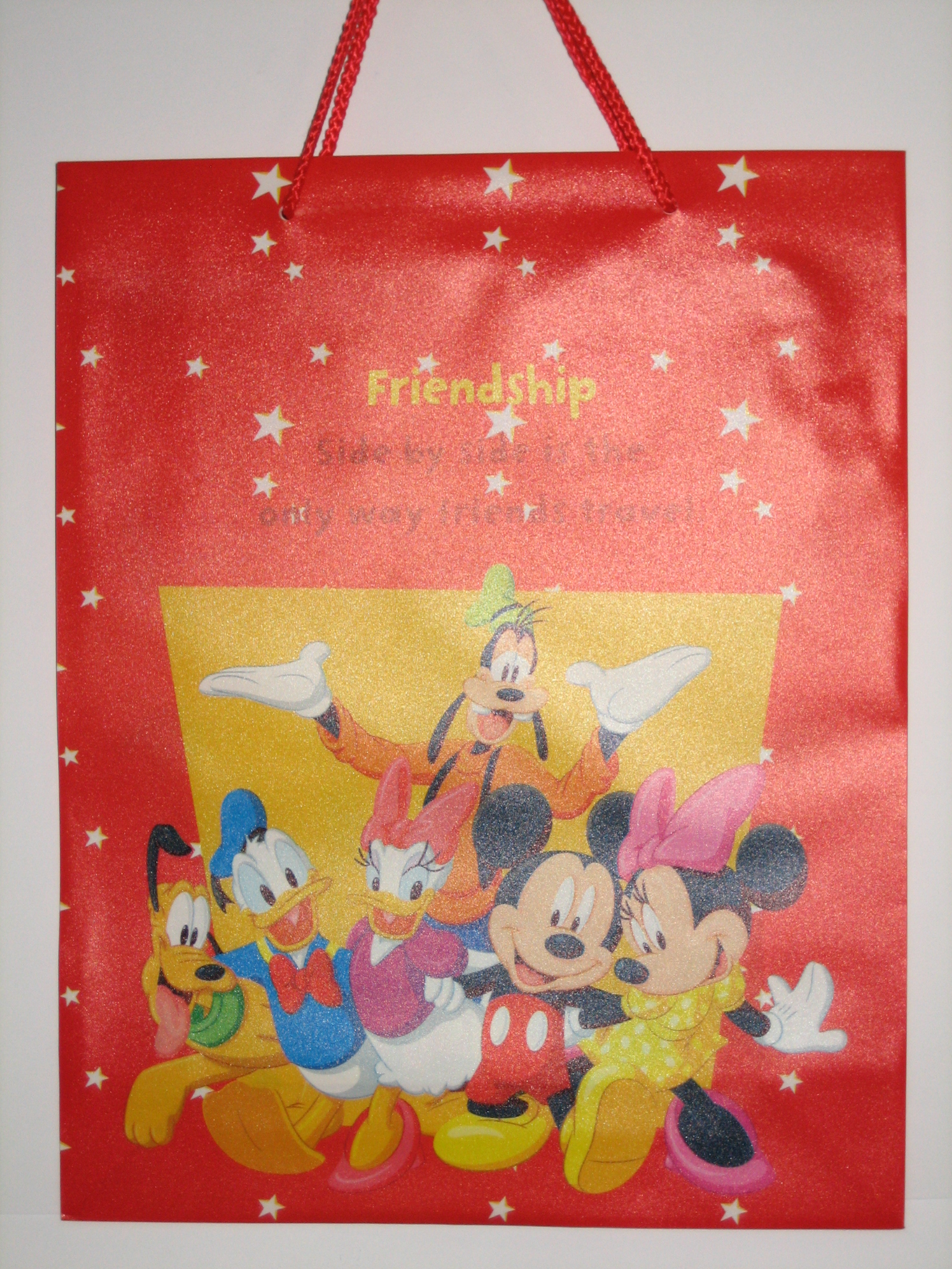 BUSTA REGALO DISNEY 34X27X9 CON CORDONCINO X