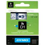NASTRO DYMO D1 12 mm x 7 m BLU/TRSPARENTE 