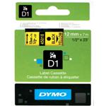 NASTRO DYMO D1 12 mm x 7 m Nero/Giallo