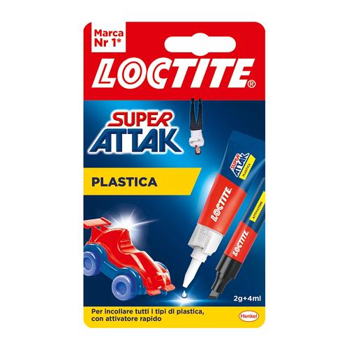 SUPER ATTAK PLASTICA 2 GR. + ATTIVATORE 4 ML.