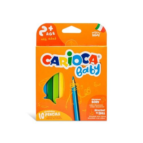 PASTELLI TRIANGOLARI CARIOCA BABY PENCIL (10 PZ) 