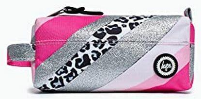 BUSTINA PORTAPENNE PENCIL CASE - GLITTER LEOPARD WAVE HYPE