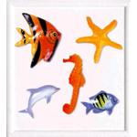 FORMA RILIEVO CM. 21x23 ANIMALI MARINI