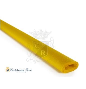 CARTA CRESPA CM. 50X250 MT. 40 GR.  GIALLO