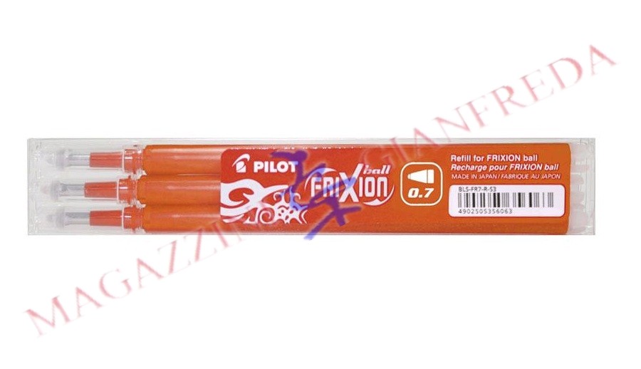 SET 3 REFILL FRIXION BALL ARANCIO BLS-FR7-S3-A