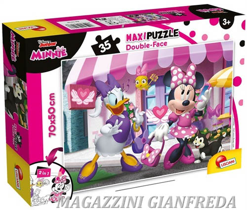 PUZZLE SUPERMAXI DOUBLE FACE "MINNIE" (35 PZ)