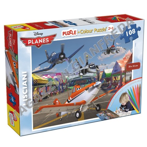 PUZZLE COLOR PLUS SUPER 108 PLANES