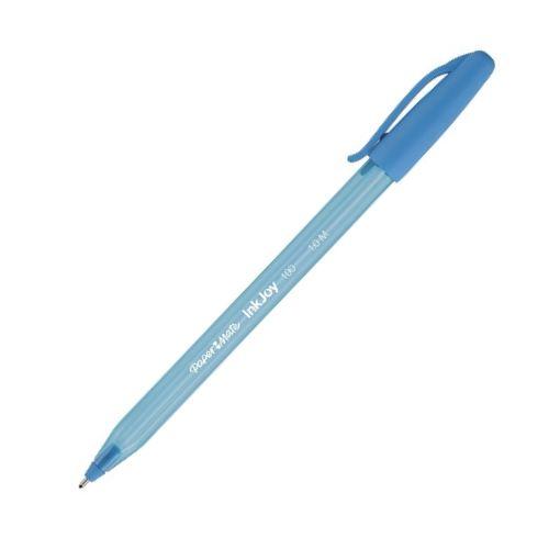 PENNA A SFERA INKJOY 100 A TAPPO PUNTA MEDIA 1,0 MM - CELESTE