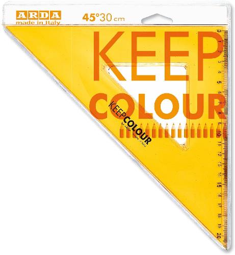 SQUADRA 45° - 30 CM SERIE KEEP COLOUR PASTEL