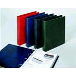 RACCOGLITORE PRESTIGE A4 E50 4 ANELLI CM. 2,5 DORSO CM.3,5 BLU