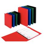 RACCOGLITORE DAILY A5 BLU 4 ANELLI CM. 2,5 DORSO 3,3 CM.
