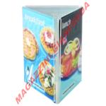 PORTA MENU' ACRILICO A6 3 LATI