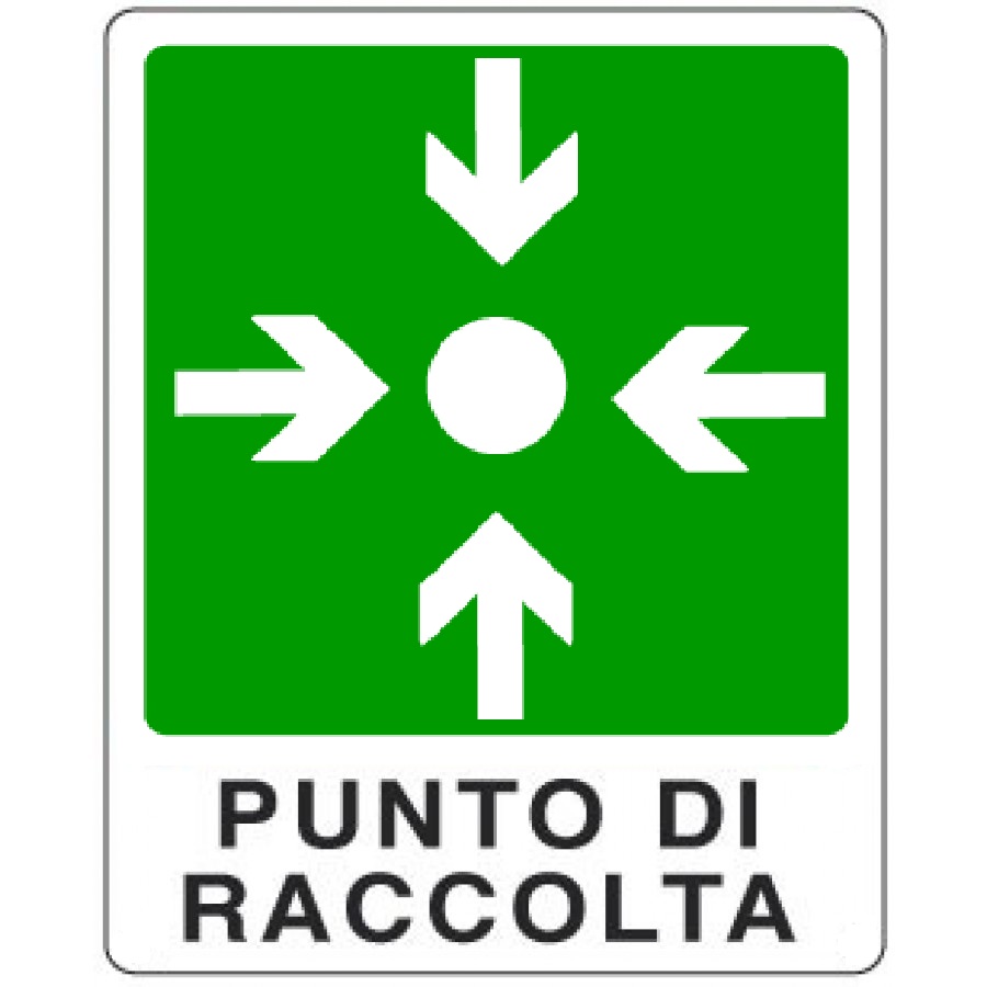 TARGA CEE PUNTO DI RACCOLTA N. 375