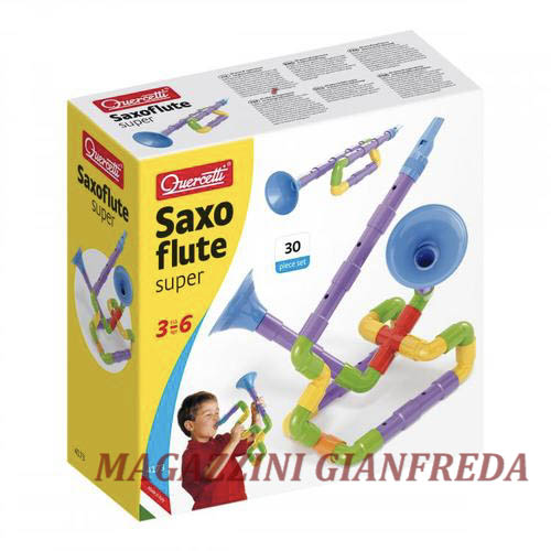 COSTRUZIONI QUERCETTI, SAXOFLUTE SUPER, A FORMA DI TUBI PER CREARE STRUMENTI MUSICALI (30 PZ)