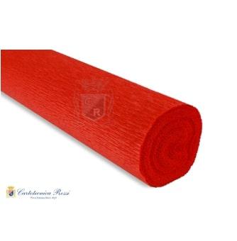CARTA CRESPA GR. 180 ROTOLO CM. 50X250 ARANCIO ROSSO INTENSO