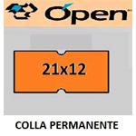 ROTOLO PREZZATRICE 21X12 ARANCIO FL PERMANENTE RETTANGOLARE 1000 ET/RT