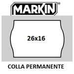 ROTOLO PREZZATRICE  26X16 BIANCO PERMANENTE AD ONDA