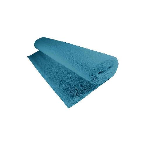 Rotolo Carta Crespa Celeste 180 g – 50×250 cm Rotolo Decorativo per Feste, Addobbi e Progetti Creativi