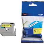 NASTRO X ETICHETTATRICE 12mmX8mt   NERO SU GIALLO