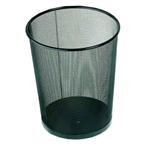 CESTINO GETTACARTE A RETE NERO SERIE MESH