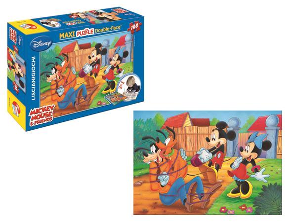 PUZZLE SUPERMAXI DOUBLE FACE "MICKEY MY FRIENDS" TOPOLINO (108 PZ)