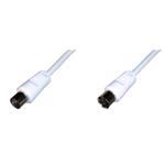 CAVO COLLEGAMENTO TV - COASSIALE 75 OHM CAVO ANTENNA 90° - 9,5MM M/F DOPPIA SCHERMATURA MT. 5