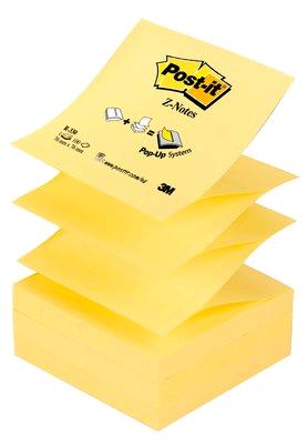 POST-IT Z-NOTES GIALLO CANARY R330 PER DISPENSER MM. 76X76 100 FG/BLOCCHETTO