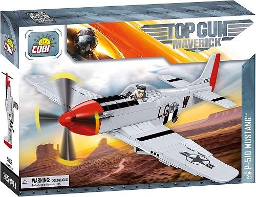 MATTONCINI COBI, LEGO-COMPATIBILI, 265 PZ TOPGUN/5806/MUSTANG P-51D