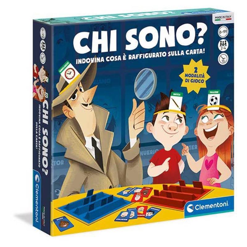 GIOCO DI SOCIETA' CLEMENTONI "CHI SONO?" INDOVINA COSA E' RAFFIGURATO SULLA CARTA