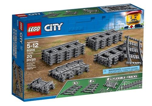 MATTONCINI LEGO® CITY "BINARI" - 20 PZ (5-12)