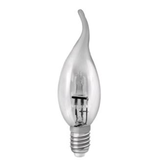 LAMPADA ALOGENA RISPARMIO CANDELA FIAMMA E14 28W 2