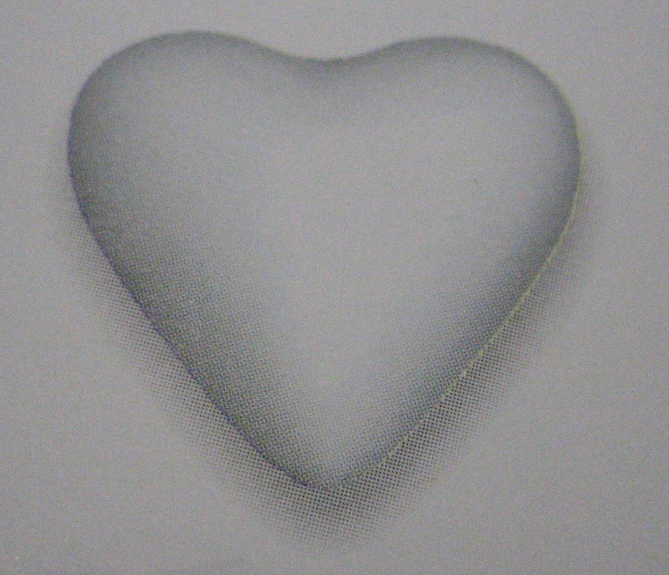 CUORE PIATTO POLISTIROLO CM 18