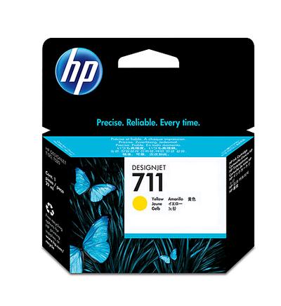 CARTUCCIA HP GIALLO N. 711  (29ML) ORIGINALE