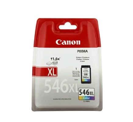 CARTUCCIA CANON COLORE  CL-546 XL HC  13ml   (300  COPIE) ORIGINALE