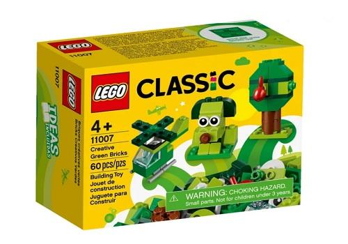 MATTONCINI LEGO® CLASSIC "MATTONCINI VERDI CREATIVI" - 60 PZ (4+)