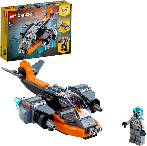 MATTONCINI LEGO CREATOR "CYBER-DRONE" 113 PZ