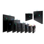VALIGIA POLIONDA MONTATA CM. 52X73,5X3 "EVERY LINE TOTAL BLACK"