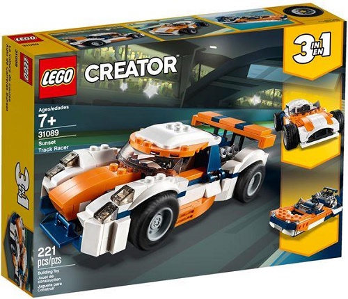 MATTONCINI LEGO CREATOR "AUTO DA CORSA" 221 PZ