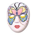 MASCHERA DA DECORARE CM.15X21 DONNA