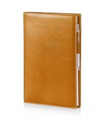 AGENDA GIORNALIERA 2024 BLOCCO INTERCAMBIABILE, cm. 15x21 "GUAINA" BEIGE