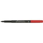 PENNARELLO FABER CASTELL MULTIMARK 1525 PERMANENTE PUNTA M 1,0 mm ROSSO