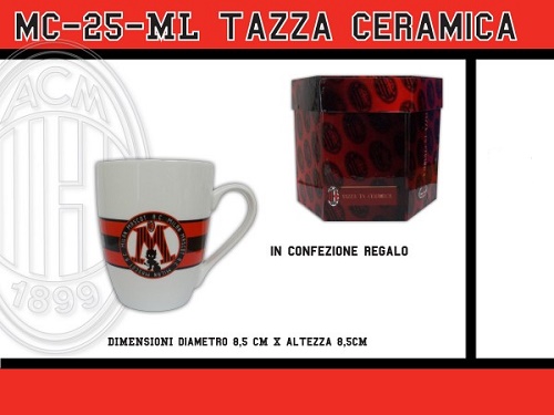 TAZZA IN CERAMICA A.C. MILAN