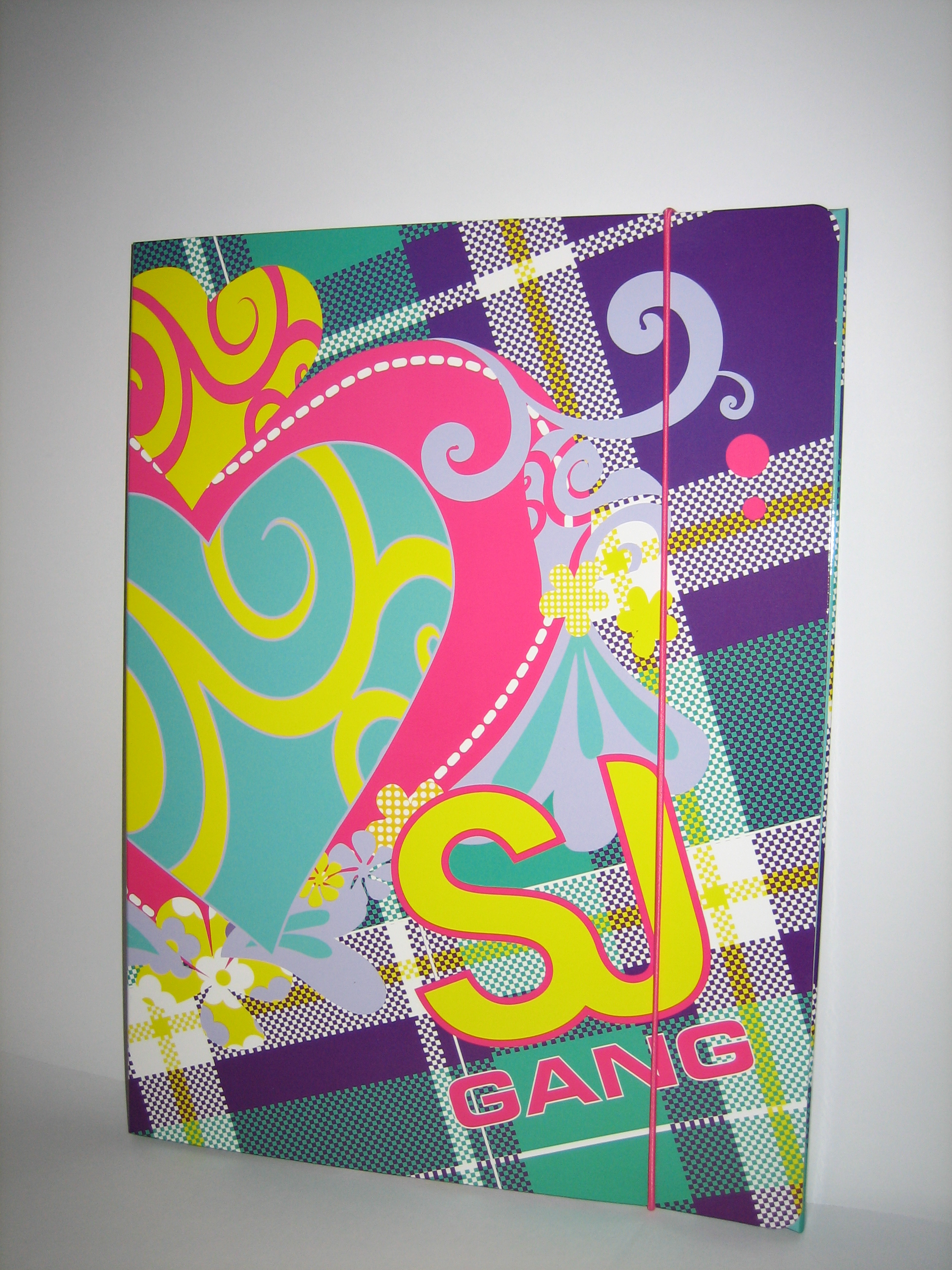 SEVEN QQB CARTELLINA C/ELASTICO DS01 GREEN CARTOTECNICA GIRL SJ ASSORTITO