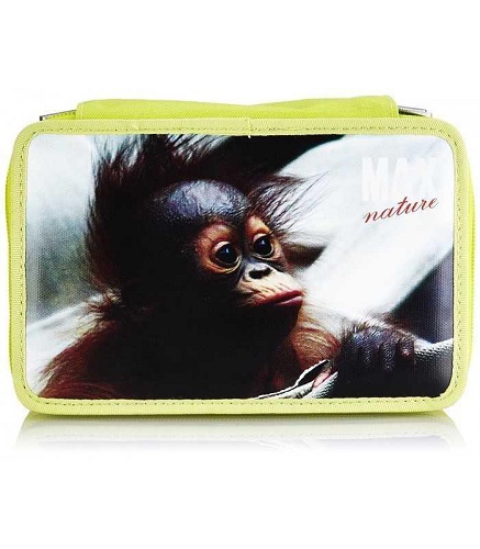 ASTUCCIO 3 ZIP SEVEN ANIMALS MAX NATURE