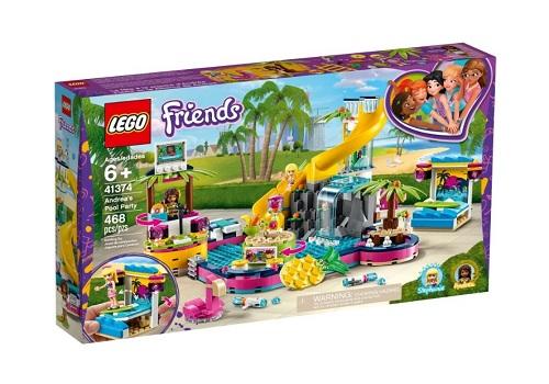 MATTONCINI LEGO® FRIENDS "LA FESTA IN PISCINA DI ANDREA" - 468 PZ (6+)