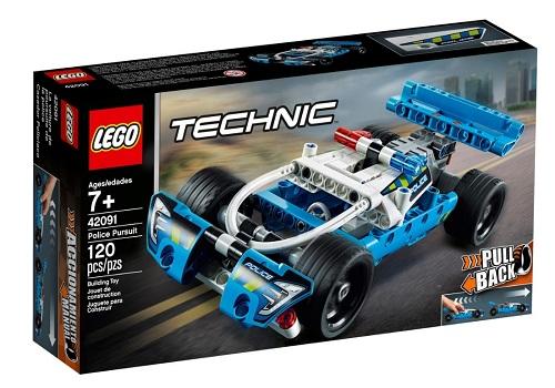 MATTONCINI LEGO® TECHNIC™ "INSEGUIMENTO DELLA POLIZIA" - 120 PZ (7+)