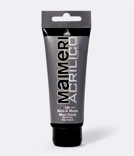 MAIMERI ACRILICO TUBETTO 75 ml. NERO DI MARTE M0916540