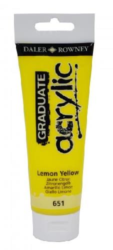 MAIMERI DALER ROWNEY "GRADUATE ACRYLIC" IN TUBETTO 120 ml. GIALLO LIMONE