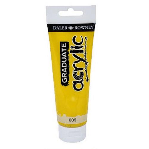 MAIMERI DALER ROWNEY "GRADUATE ACRYLIC" IN TUBETTO 120 ml. GIALLO DI CADMIO